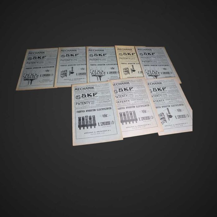 Mechanik Miesięcznik przedwojenny  1929 r  j5/011268