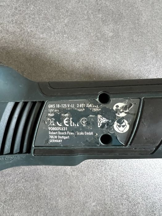 Акум. Болгарка Bosch GWS 125 V- Li +АКБ 4.0Ah