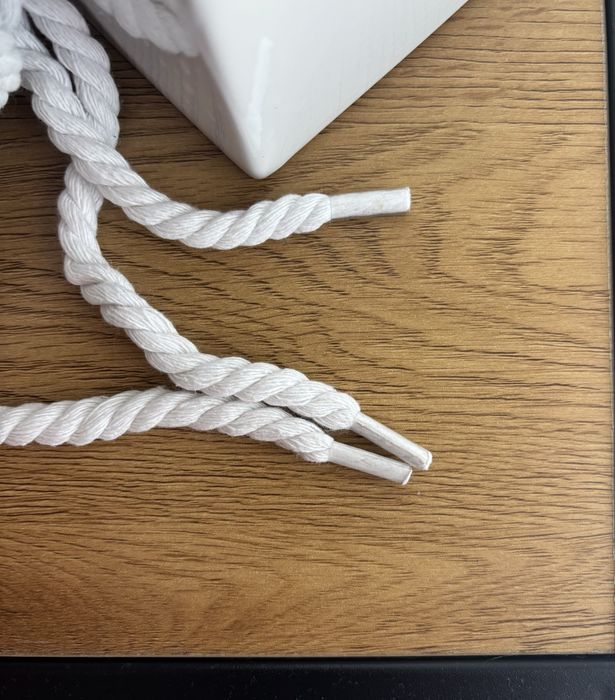 Białe Rope Laces