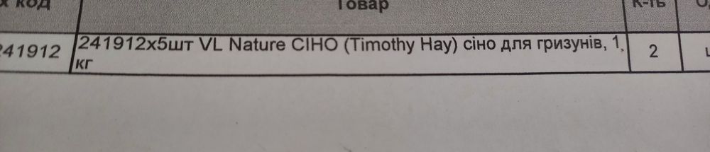 Сіно для гризунів