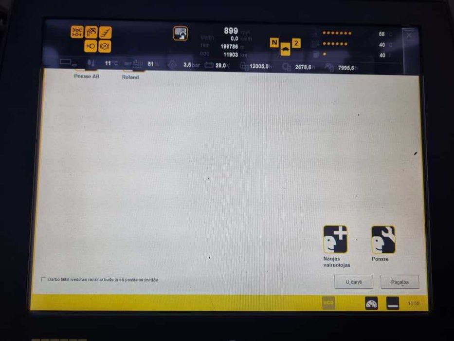 Ponsse Scorpion 8w Harvester