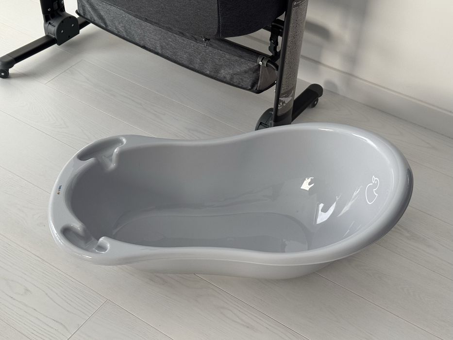 ŁÓŻECZKO LIONELO TIMON + Wanienka + Materac Stan Idealny Real Foto