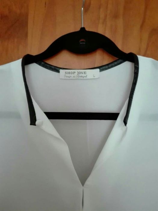 Blusa branca viscose
