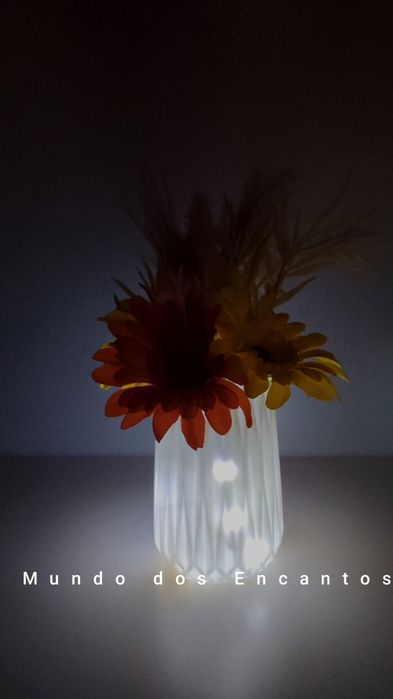 Vaso com iluminação