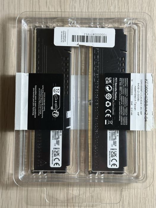 RAM DDR5 Kigston 2x32GB