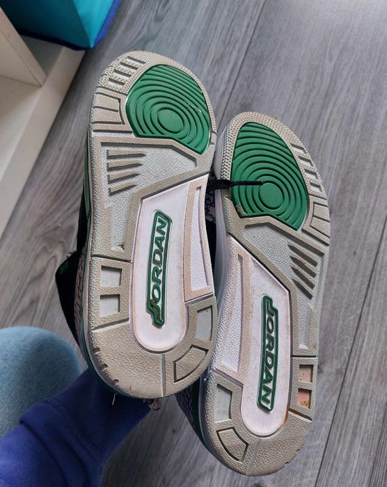 Air jordan retro 3 pine green gs