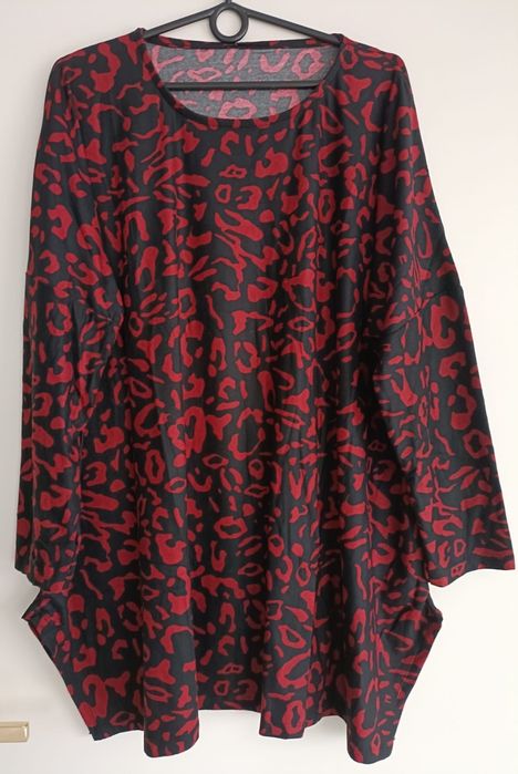 Bluzka plus size tunika 50/52/54/56 duży rozmiar luźna