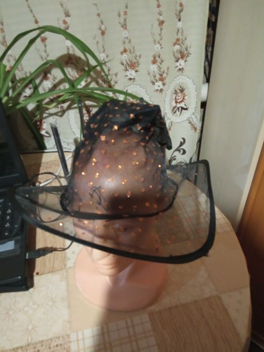 Шляпа колпак костюм ведьмы колдуньи волшебницы