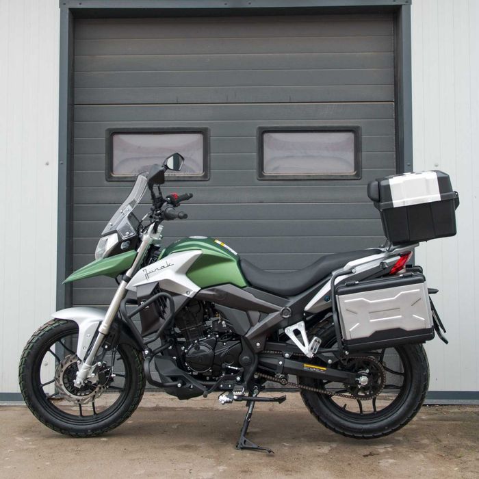 Junak RX One ABS125 motocykl Kufry turystyk RATY kat A1 B wygodny duży