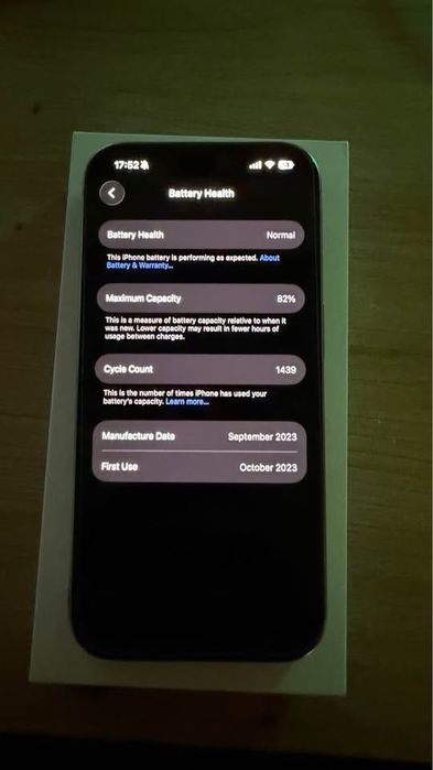 İphone 15 pro 256 GB TITANIUM