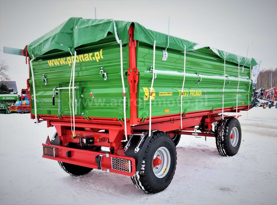 Przyczepa Pronar dwuosiowa T653/2 6t PT606 PT608 jedno osiowa tandem