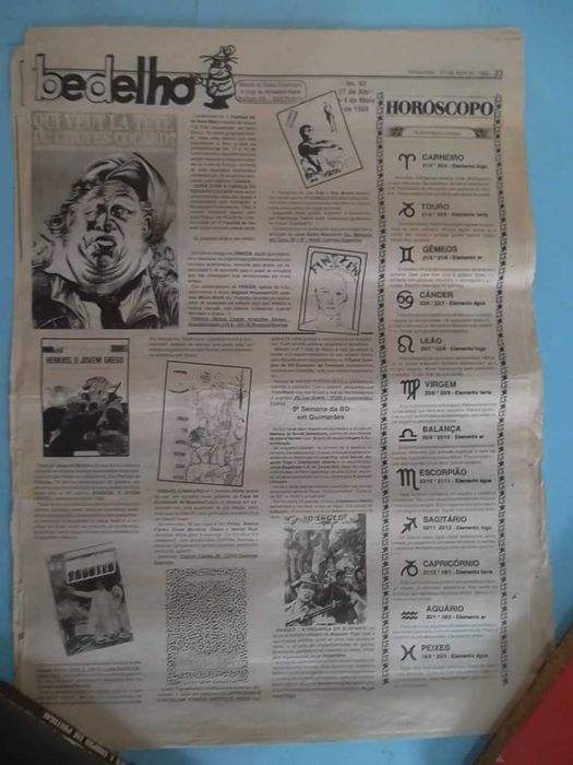 "BEDELHO" Lote de 124 Suplementos de Banda Desenhada , anos 90.