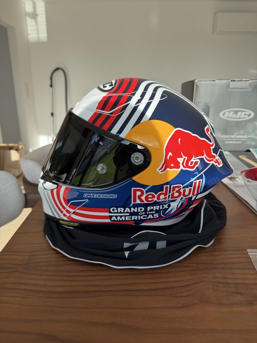 Capacete HJC RPHA 1 – Edição Red Bull | Tamanho M (57–58) | Como Novo