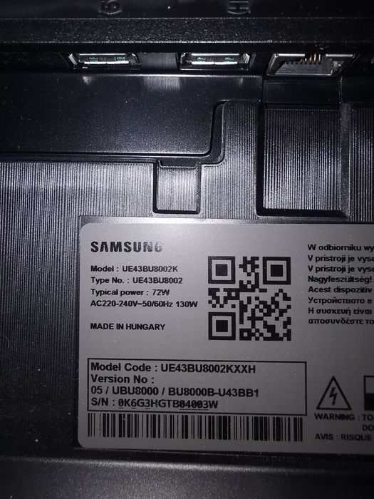 Telewizor samsung 43cale