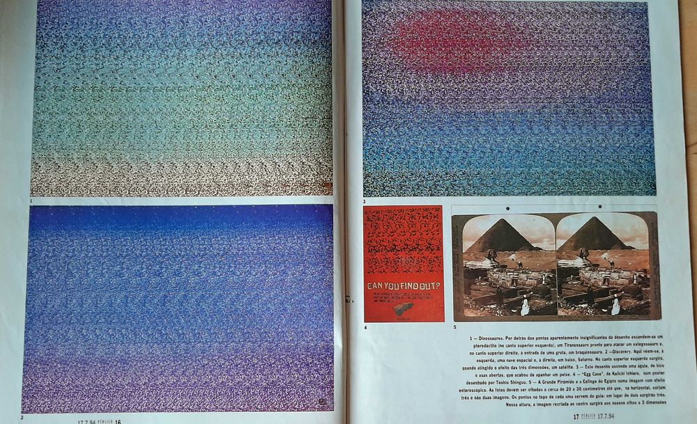 Público Suplemento 1994 Imagens 3D, Lobo Antunes