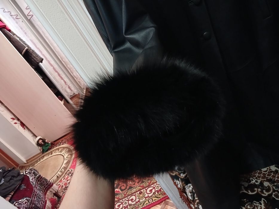 Пальто натуральна шкіра