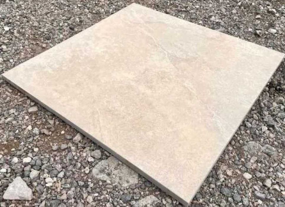 Gres 2 cm na Taras ogrodowy 60x60 PIZARRA CREAM Gres Szkliwiony