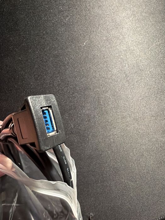 Cabo extensao usb com ficha.