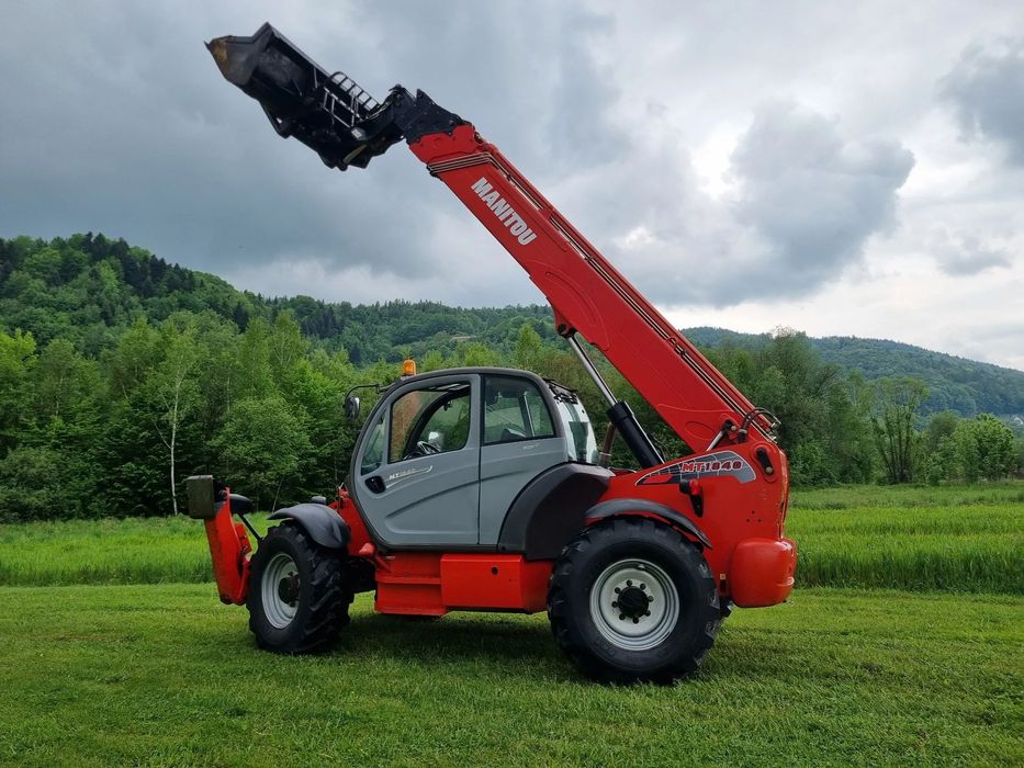 Manitou MT1840 Ładowarka Teleskopowa 18metrów jak nowa z salonu 2015r 3180 mtg z Norwegii Widły i Łyżka PERKINS  Zero Luzów Wycieków jak Nowa Serwisy DEKRA Aktualny UDT do końca 2026r