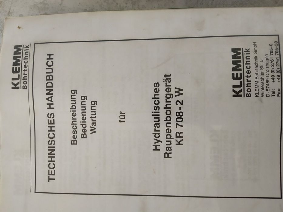 Wiertnica Klemm KR 708-2