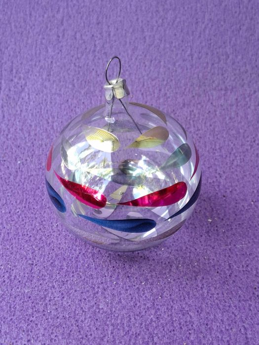 Елочная игрушка глинка.