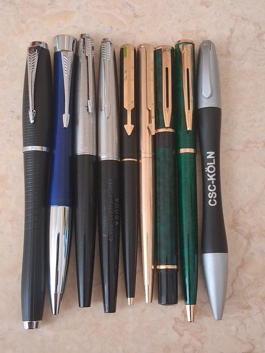 Lote de canetas Parker e Waterman