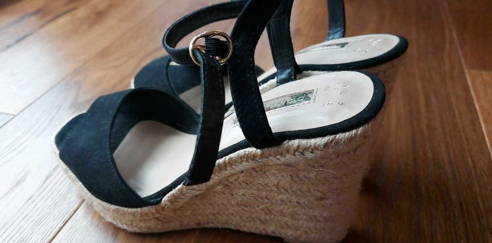 espadryle, sandały damskie na koturnie nowe 38 Primark