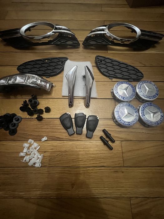 Решітка Накладка бампера мерседес w211 рест та дорест