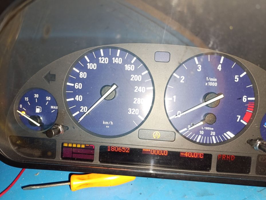 Quadrante BMW série 5 e39 M  X5 e53 320km/h