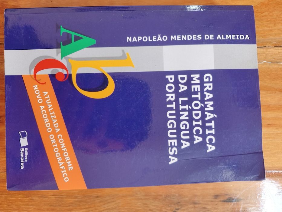 Livro "Gramática Metódica da Língua Portuguesa" de Napoleão Mendes de Almeida