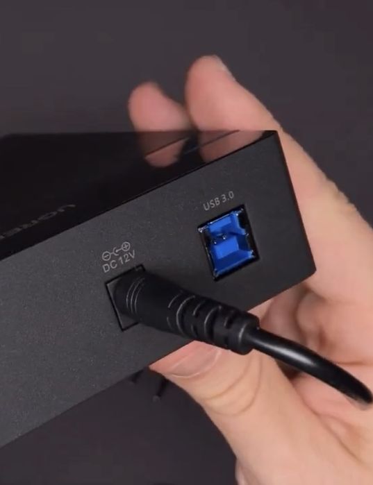 Зовнішній корпус Ugreen HDD SSD 3.5 SATA USB 3.0 USP Black