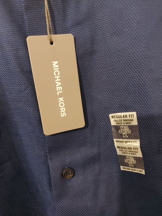 Чоловіча синя сорочка Michael Kors оригінал