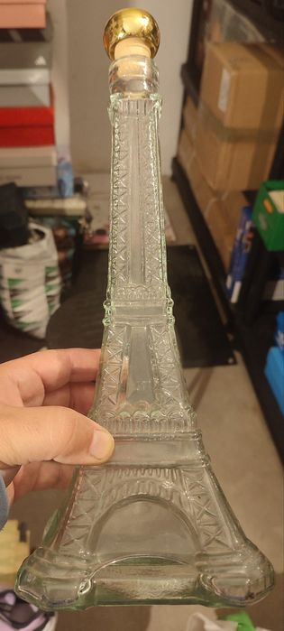 Garrafa de vidro Torre Eiffel
