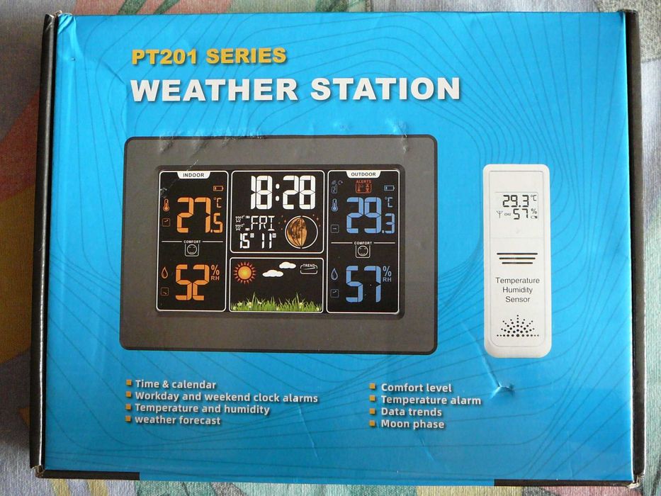 портативна цифрова метеостанція wanap pt201