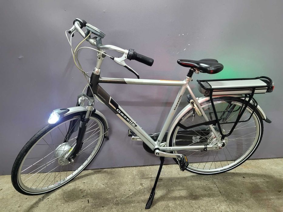 Rower elektryczny GAZELLE ORANGE EXCELLENT 1700 KM 36V Męski 57cm