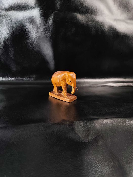 Słoń Z Drewna Teak