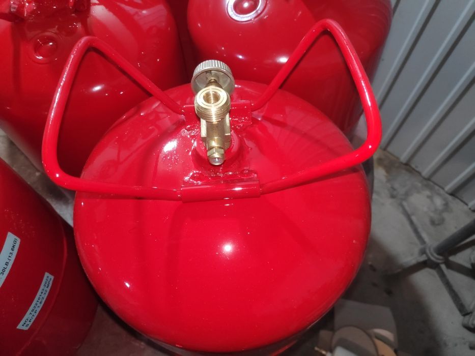 Балон під газ з лівою різьбою 12л