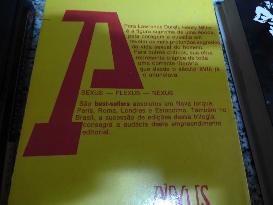 Henri Miller  2 obras fundamentais do mestre do erotismo do Séc. XX
