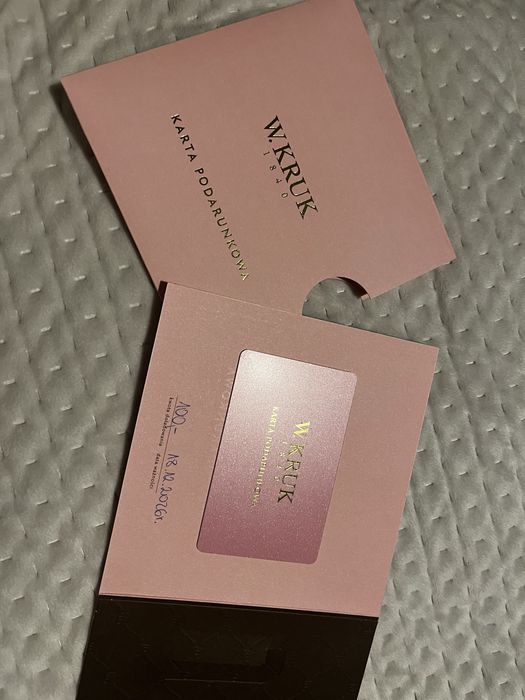 Karta podarunkowa W.KRUK