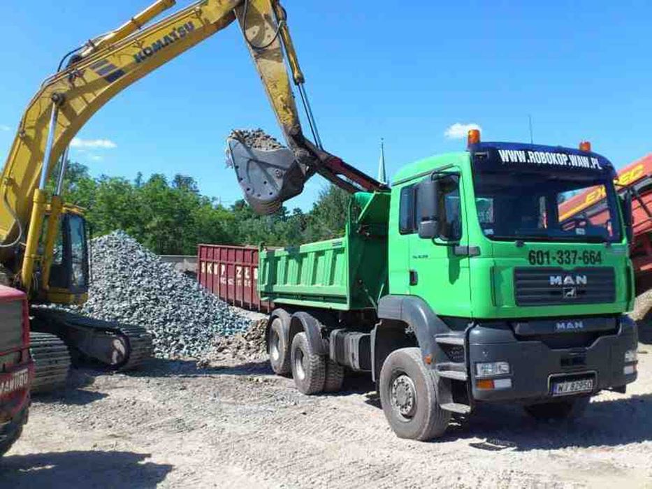 Piach wiślany piasek kopalniany sortowany 0-2 transport od ręki