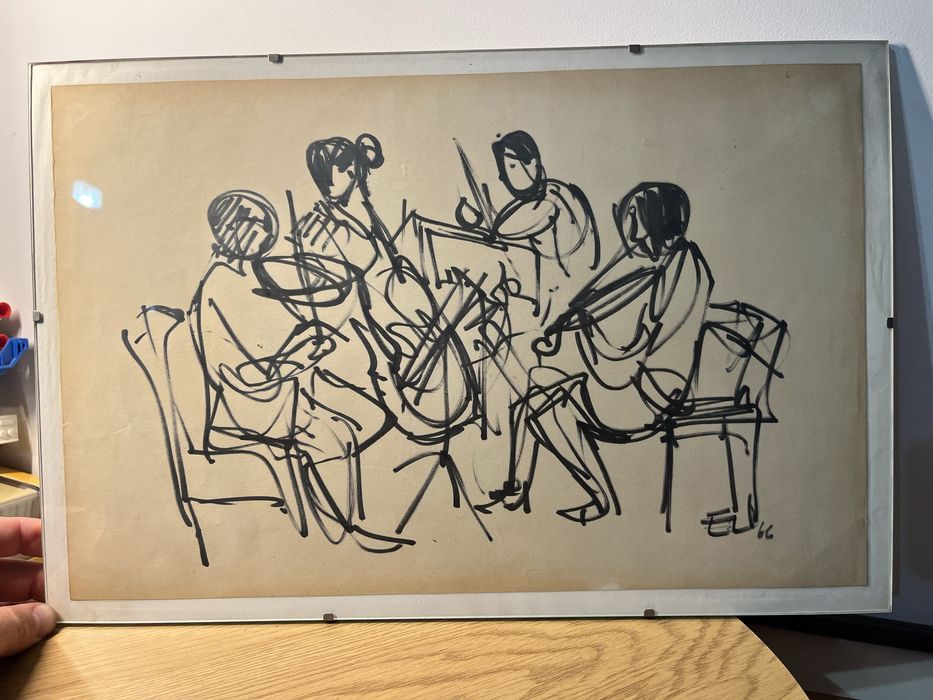 Ekspresyjne Rysunki Tuszem (1963 i 1966)