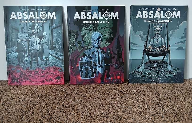 3 BDs - Absalom vols. 1, 2 e 3 (coleção completa)