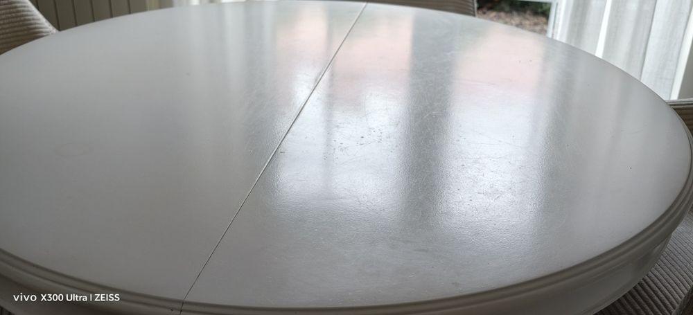 Stół drewniany okrągły rozkładany 120cm