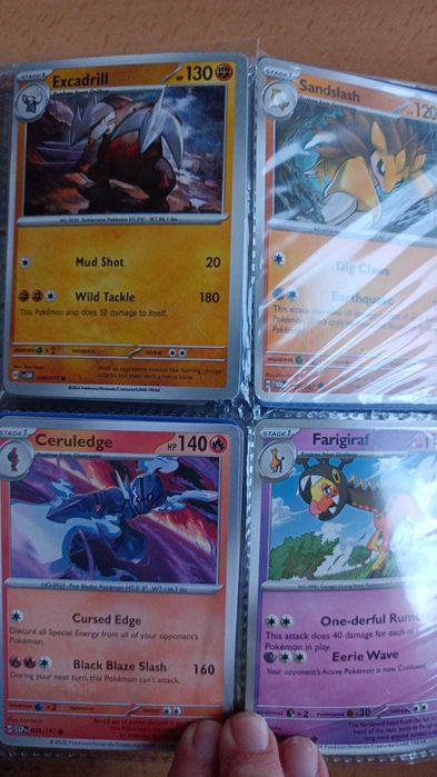 Pokemon - conjunto de cartas
