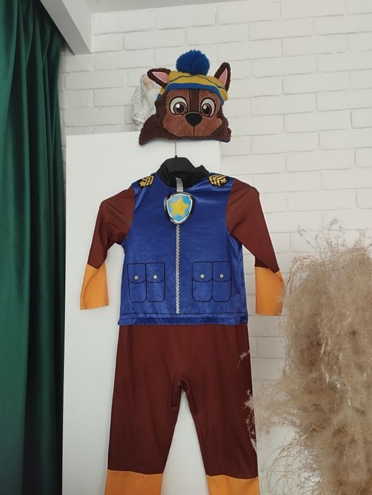 Strój chase r 98/104 psi patrol czapka ciepła