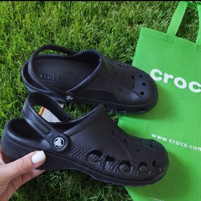 Чоловічі шльпанці, сабо crocs baya чорні