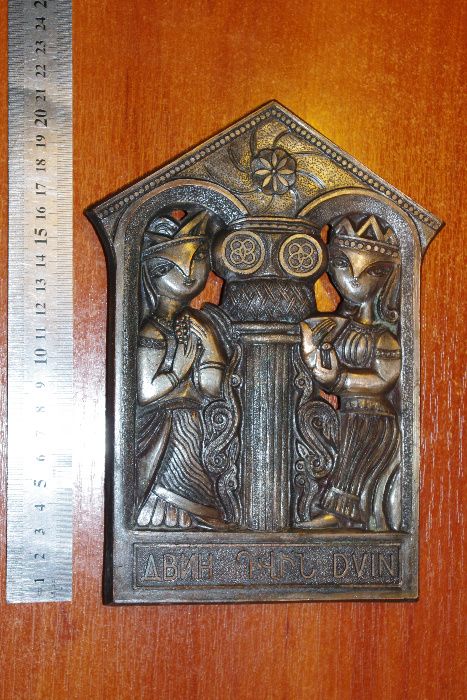 Картина, панно из металла ДВИН (раритет)