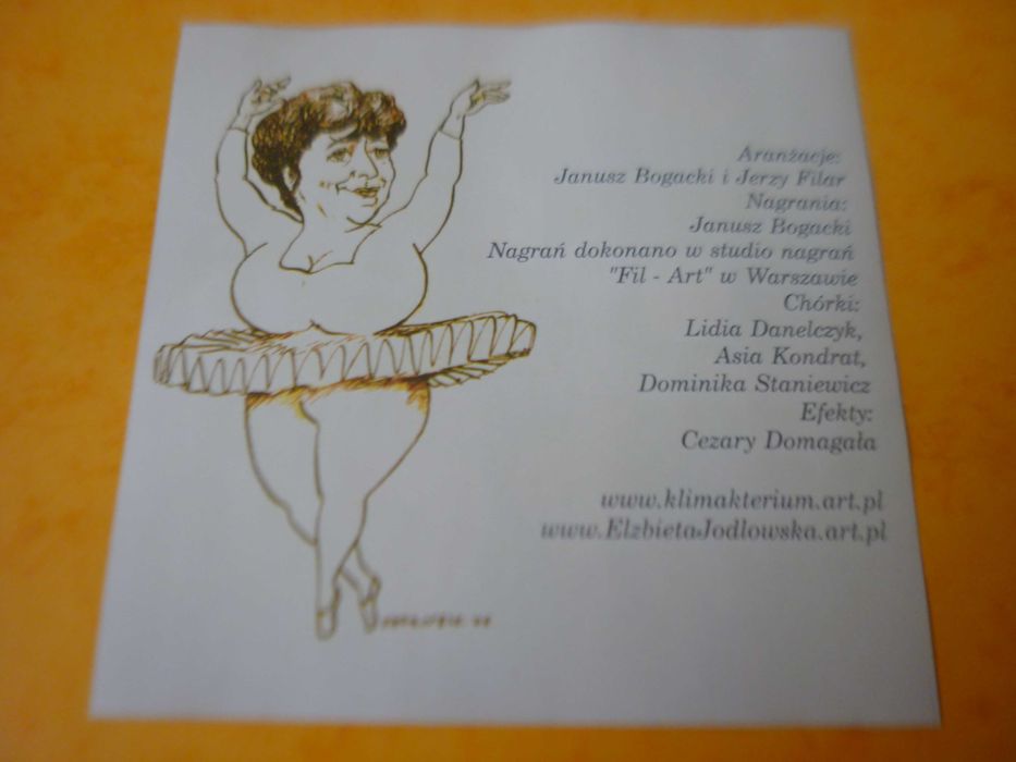 Płyta CD Elżbieta Jodłowska "Klimakterium i już"