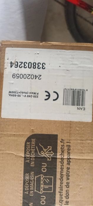 Placa indução como nova