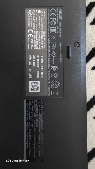 Portatil asus E410M 14" excelente com acessórios